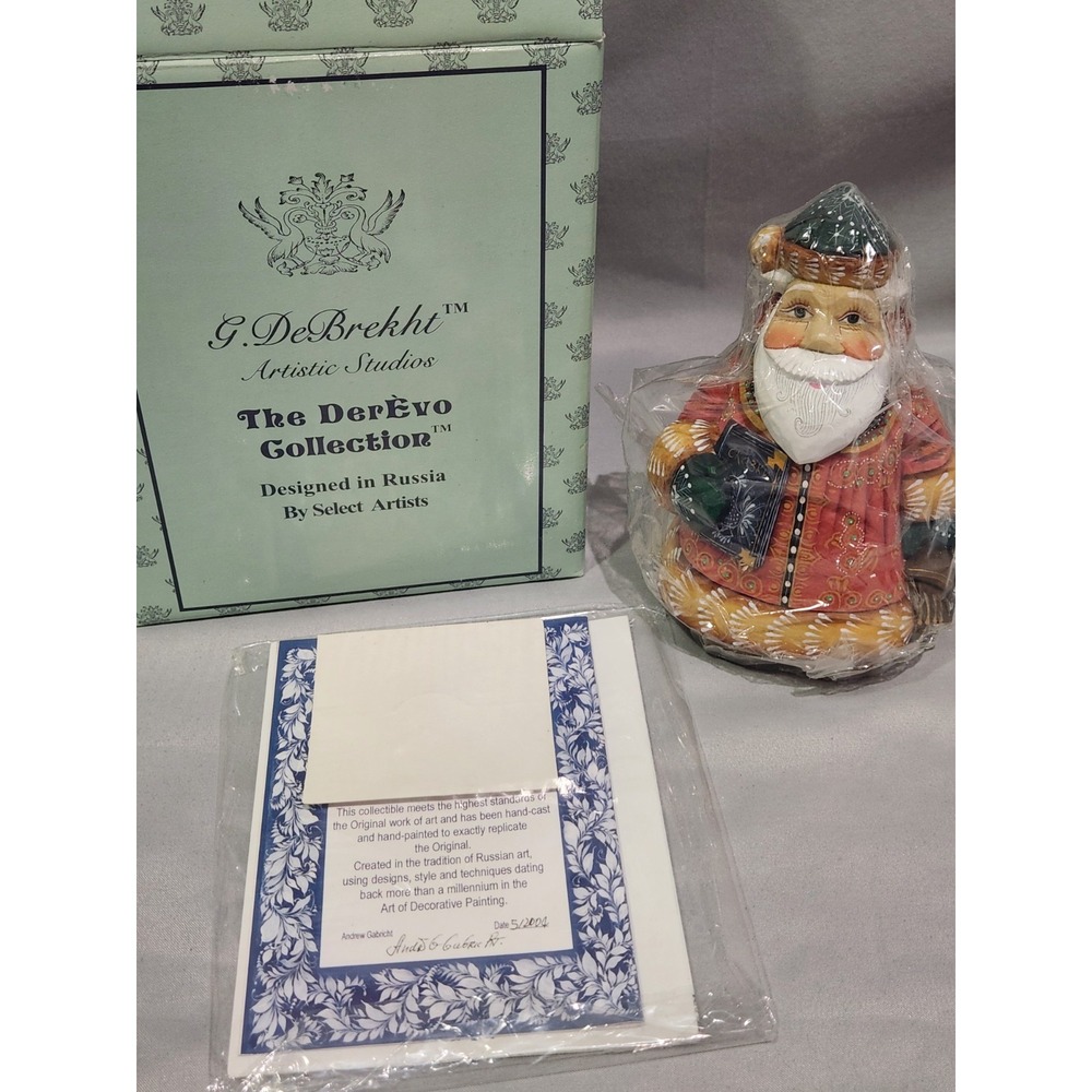G. Debrekht Librarian Santa The Derevo Collection 03' Gift Givers Series 51784-2